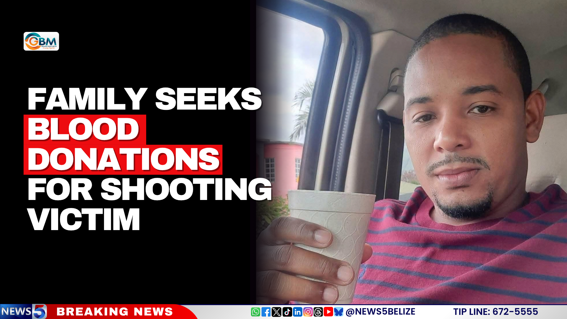 Family Seeks Blood Donations for Shooting Victim