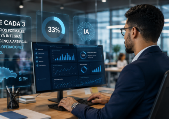 One in three formal businesses in the Dominican Republic already integrates AI into its daily operations