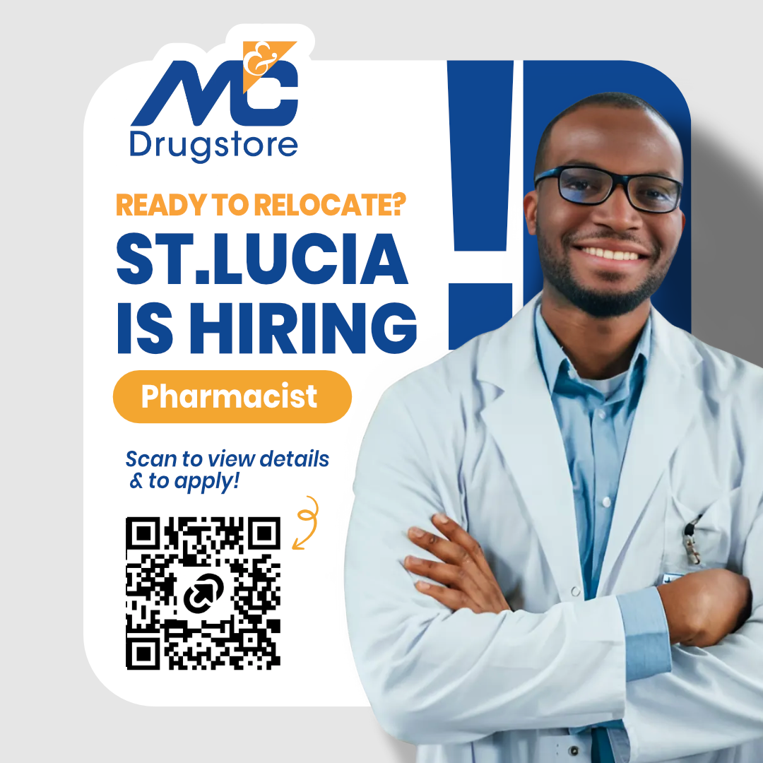 M&C Drugstore St Lucia is hiring: Pharmacist