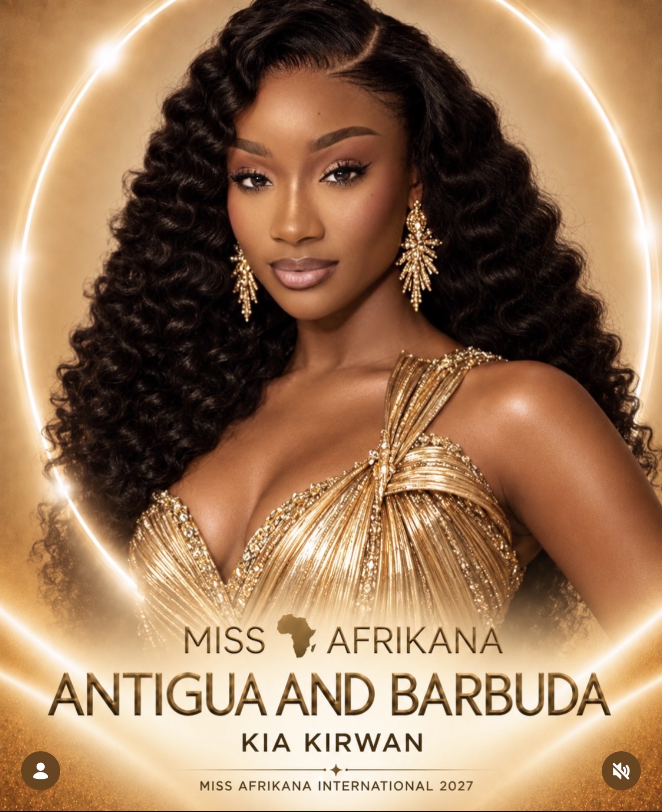 Kia Kirwan to Represent Antigua and Barbuda at Miss Afrikana International 2027
