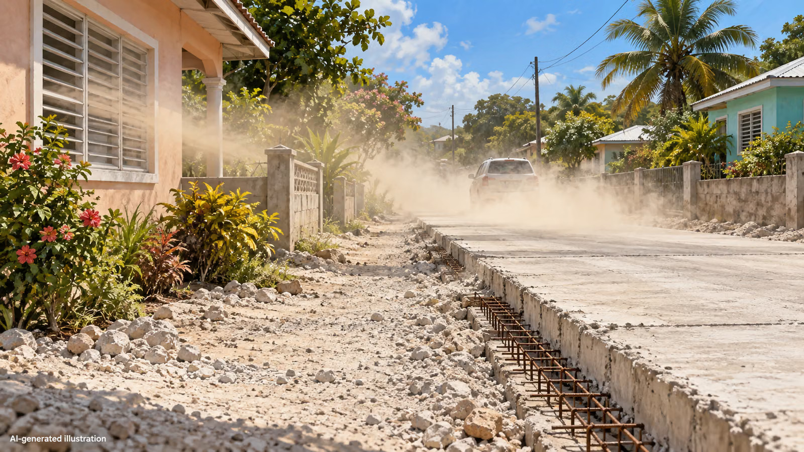 LETTER: Urgent Appeal for Relief from Roadworks Dust in Bottom Village, All Saints