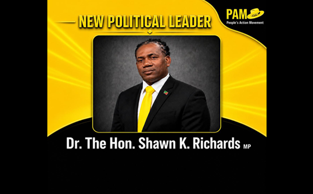 Dr. The Hon. Shawn Richards Elected New Political Leader of PAM