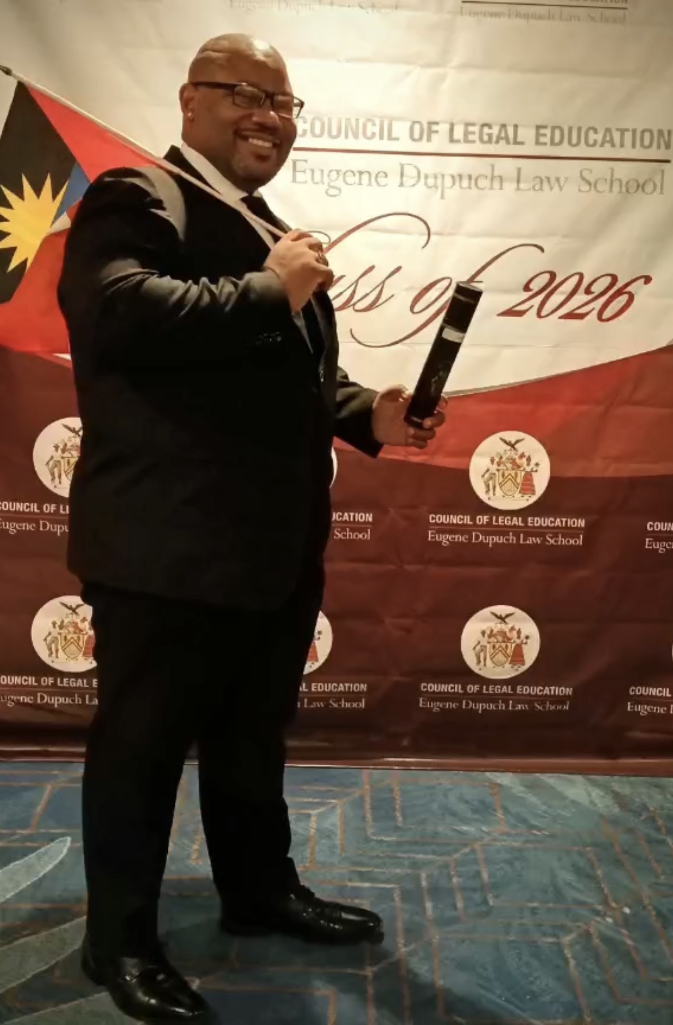 Antiguan Police Officer Jermaine Samuel Named Best Performing Mature Law Student