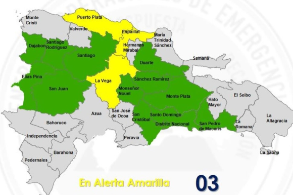 COE places 3 provinces on yellow alert as heavy rain and storms expected