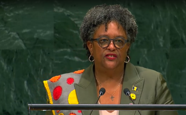 Barbados PM Mottley Calls for Greater Climate Financing for Vulnerable States