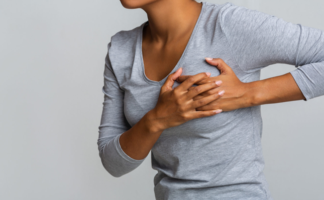 Inflammatory breast cancer can progress rapidly and often develops without a lump as a warning sign