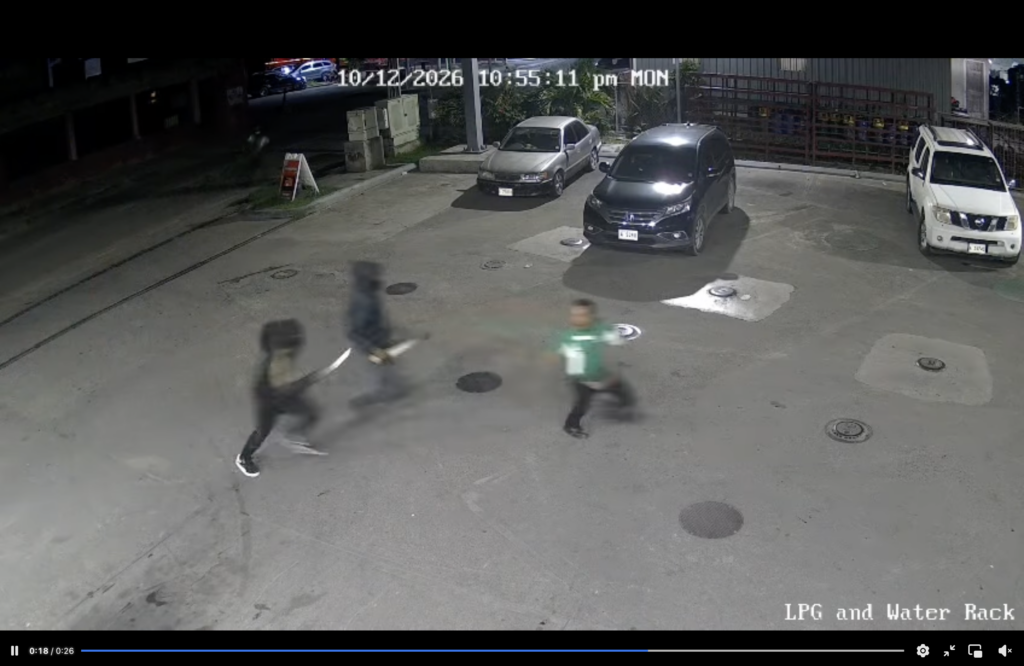 Employees and customers flee machete-wielding attacker at Percival’s gas station