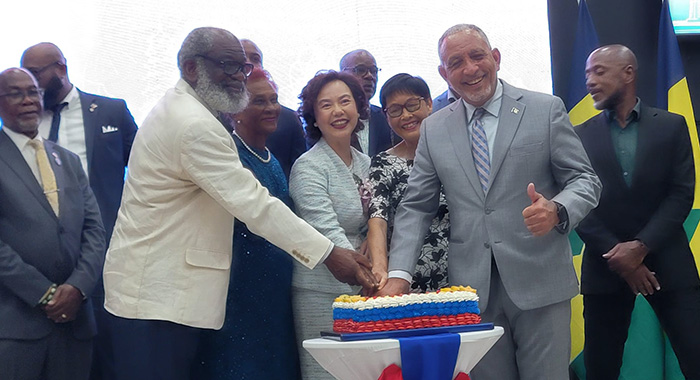 Taiwan gives US$100,000 to SVG flood recovery during National Day celebration