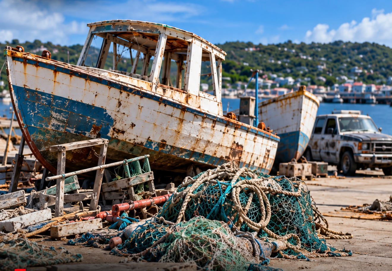 Fisheries Division gives owners until Oct. 28 to remove abandoned boats, vehicles and fishing gear from Point Wharf