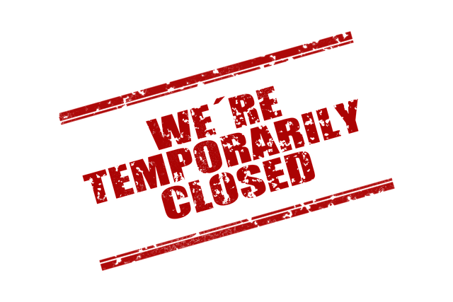Temporary closure: Magistracy Department
