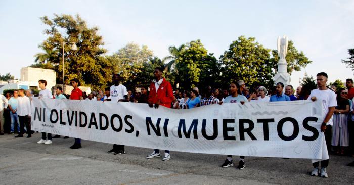 Honoring their memory and condemning the crime