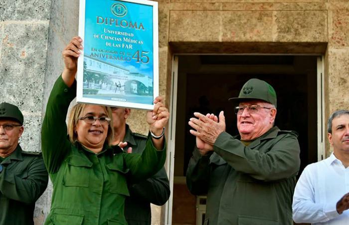 Army General Raúl Castro Ruz sends a congratulatory letter marking the 45th anniversary of the FAR University of Medical Sciences