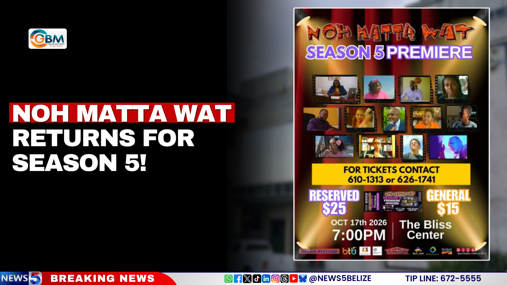 Noh Matta Wat Returns for Season 5!