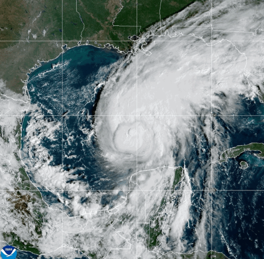 First hurricane forms in Atlantic as U.S. Gulf Coast prepares for landfall